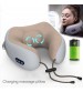 New Travel U shaped Pillow Vibrration Kneading Massage Cervical Pillow Portable Waist Shoulder Electric Massager